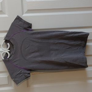 Lululemon Grey Work Out Top